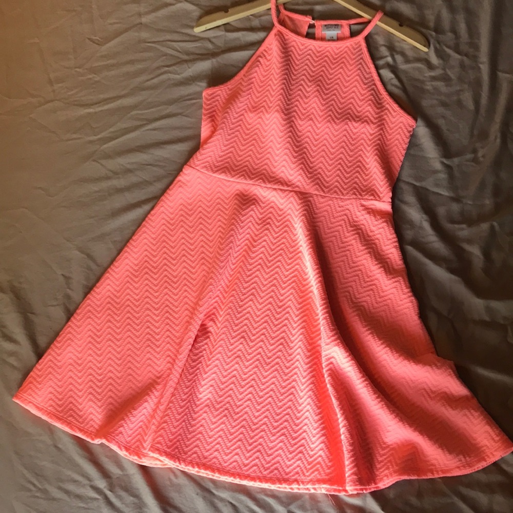 Neon coral Mossimo dress